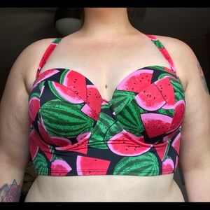 Watermelon Bathing suit Top